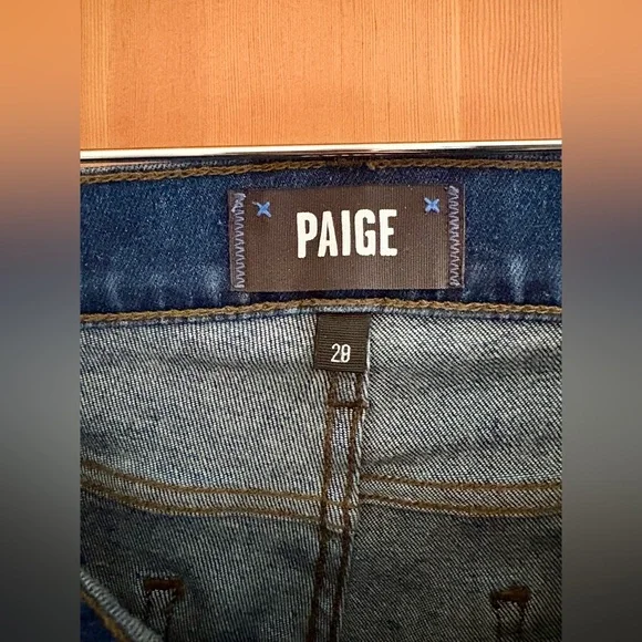 PAIGE Transcend Federal Unisex Stretch Slim Leg Denim in Hartweg